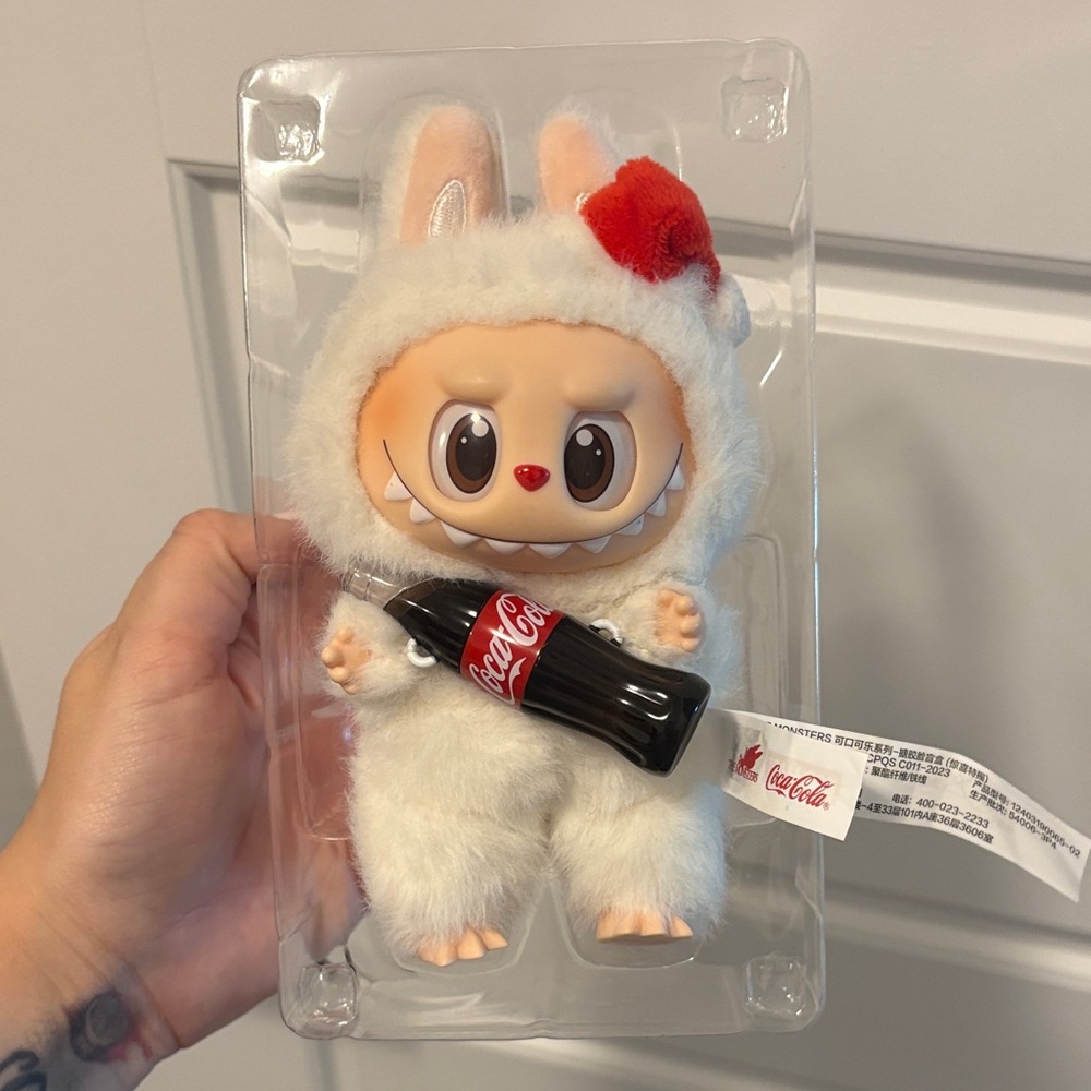 Coca-Cola Furry Labubu -Authentic!